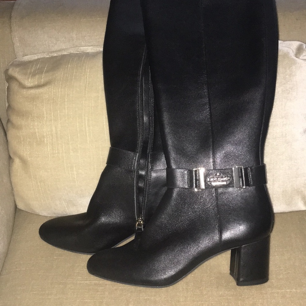 Kate Spade ♠️ Buckled Knee-High Boots